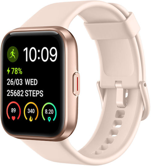 Jmsmart Hello Smartwatch with Heart Rate Monitor (Pink)