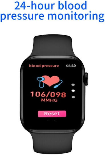 X8 Max Smartwatch with Heart Rate Monitor (Black) view 3