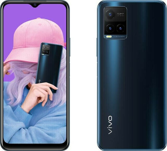 Vivo Y21s Dual SIM (4GB/128GB) Midnight Blue view 3