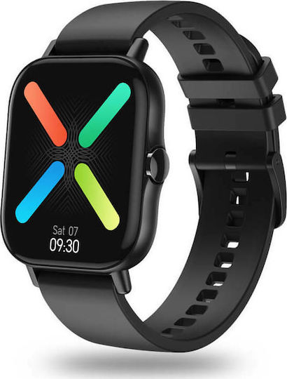 NO.1 DT94 43mm Smartwatch with Heart Rate Monitor (Black)