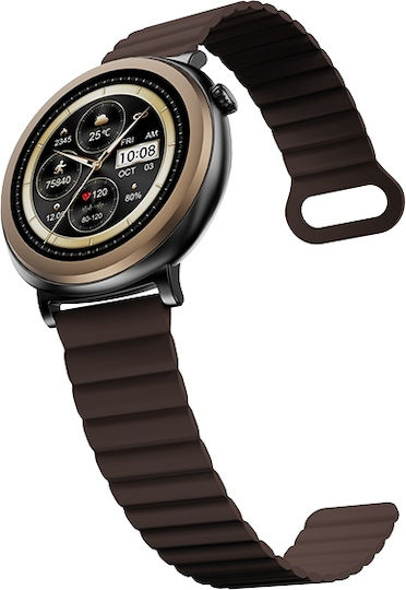 HiFuture Aurora Smartwatch with Heart Rate Monitor (Brown) view 5