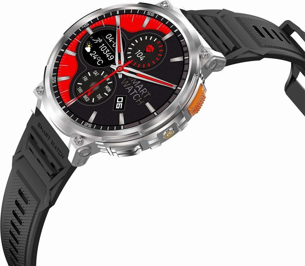 Gt23 Smartwatch Orange Ansicht 3