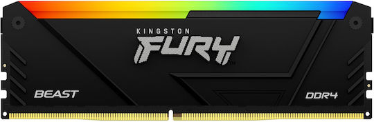 Kingston Fury Beast DDR4 with Module 1x16GB and Speed 3200 for Desktop KF432C16BB2A/16 view 2