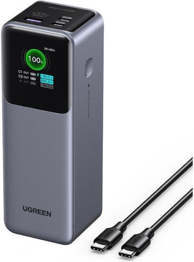 Ugreen PB722 Power Bank 25000mAh 200W with USB-A Port and 2 USB-C Ports Quick Charge 3.0 Multicolour