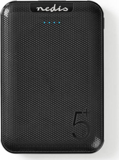 Nedis UPBK5002 Power Bank 5000mAh with 2 USB-A Ports Black view 1