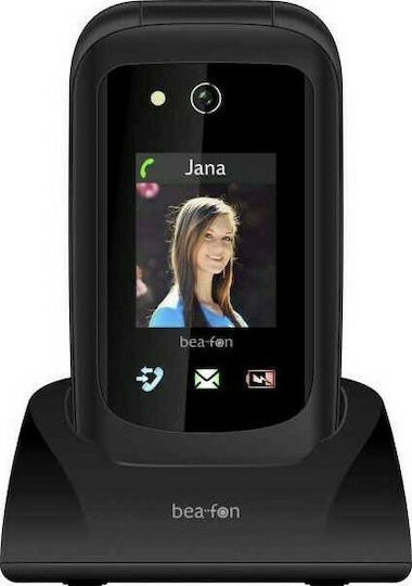 Bea-fon SL720 Dual SIM Mobile with Buttons Black view 2