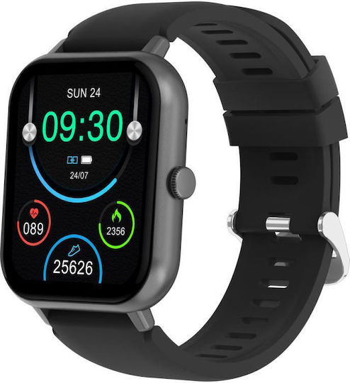 Devia Wt2 Smartwatch with Heart Rate Monitor (Gray) view 1