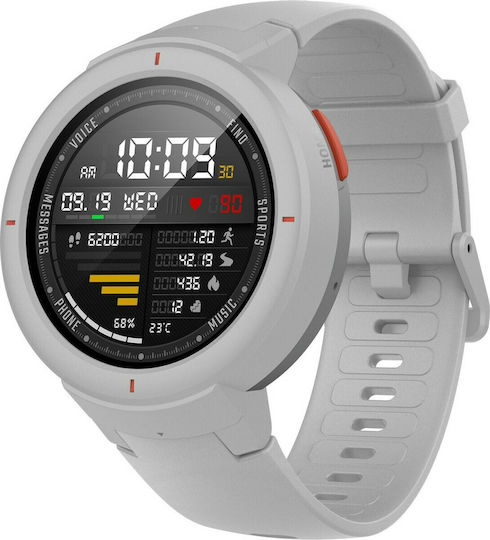 Amazfit Verge 43mm Smartwatch with Heart Rate Monitor (White)