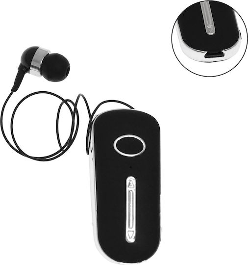 AKZ-Q8 In-ear Bluetooth Handsfree Earphone Lapel Black view 3