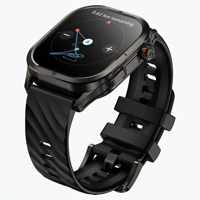 Kospet Magic P10 Stainless Steel Smartwatch with Heart Rate Monitor (Black) view 3