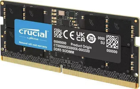 Crucial DDR5 with Module 1x32GB and Speed 5600 for Laptop CT32G56C46S5T view 4