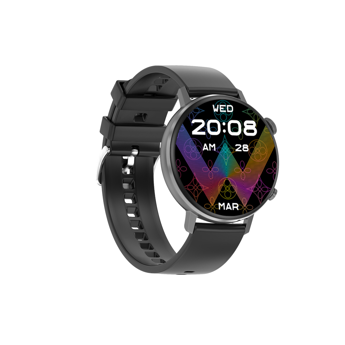 MaX FIT Pro Aluminium Smartwatch with Heart Rate Monitor (Black) view 5