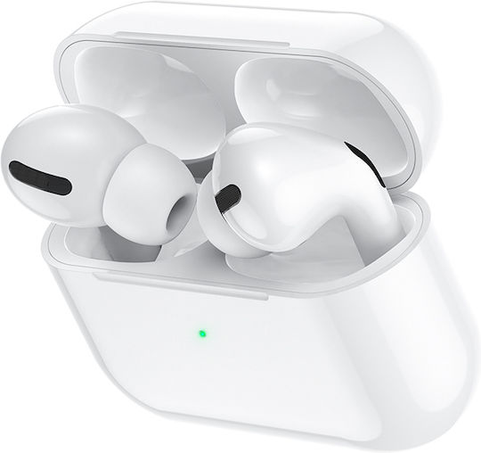 Hoco EW04 Plus In-ear Bluetooth Handsfree Earphones with Charging Case White view 4