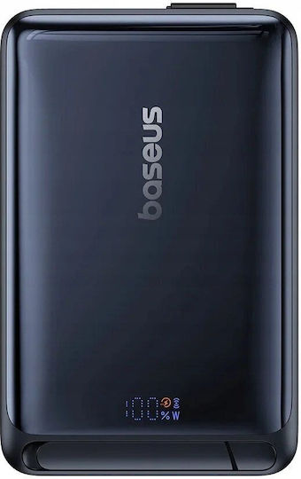 Baseus Nomos MagSafe Power Bank 10000mAh 45W with USB-C Port Power Delivery Black view 3