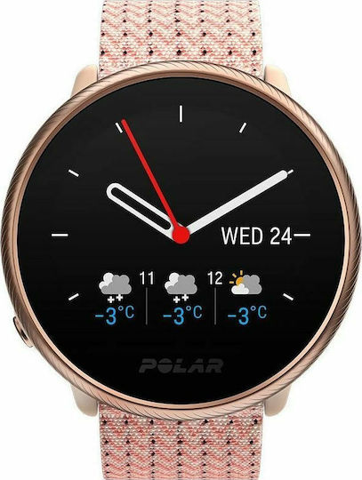 Polar Ignite 2 Stainless Steel 43mm Waterproof Smartwatch with Heart Rate Monitor (Rose Gold) view 5