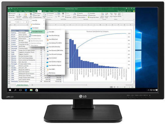 LG 24CAV37K-B IPS Monitor 24" FHD 1920x1080 with Response Time 14ms GTG view 2
