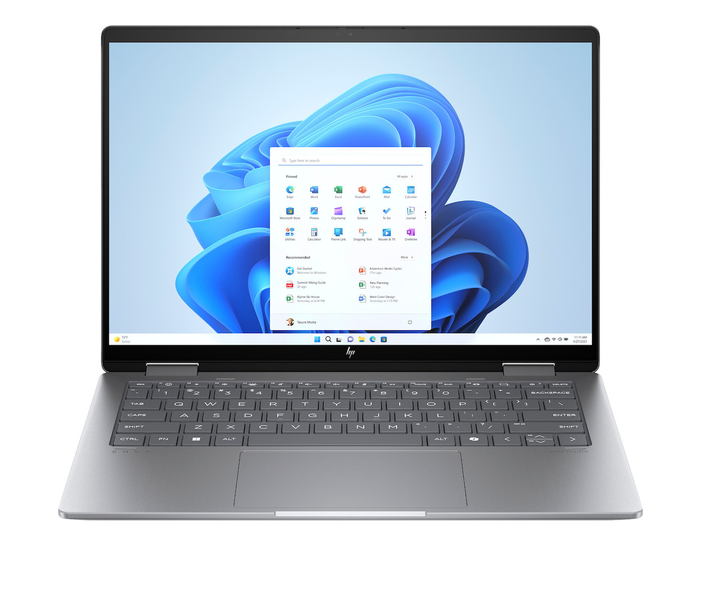 HP Envy X360 14-fc0006nv 14" OLED 120Hz (Ultra 5-125U/16GB/512GB SSD/W11 Home) Meteor Silver (GR Keyboard) view 1