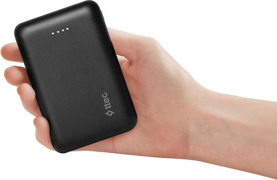 TTEC ReCharger Duo Power Bank 10000mAh 10.5W with 2 USB-A Ports and USB-C Port Black view 7