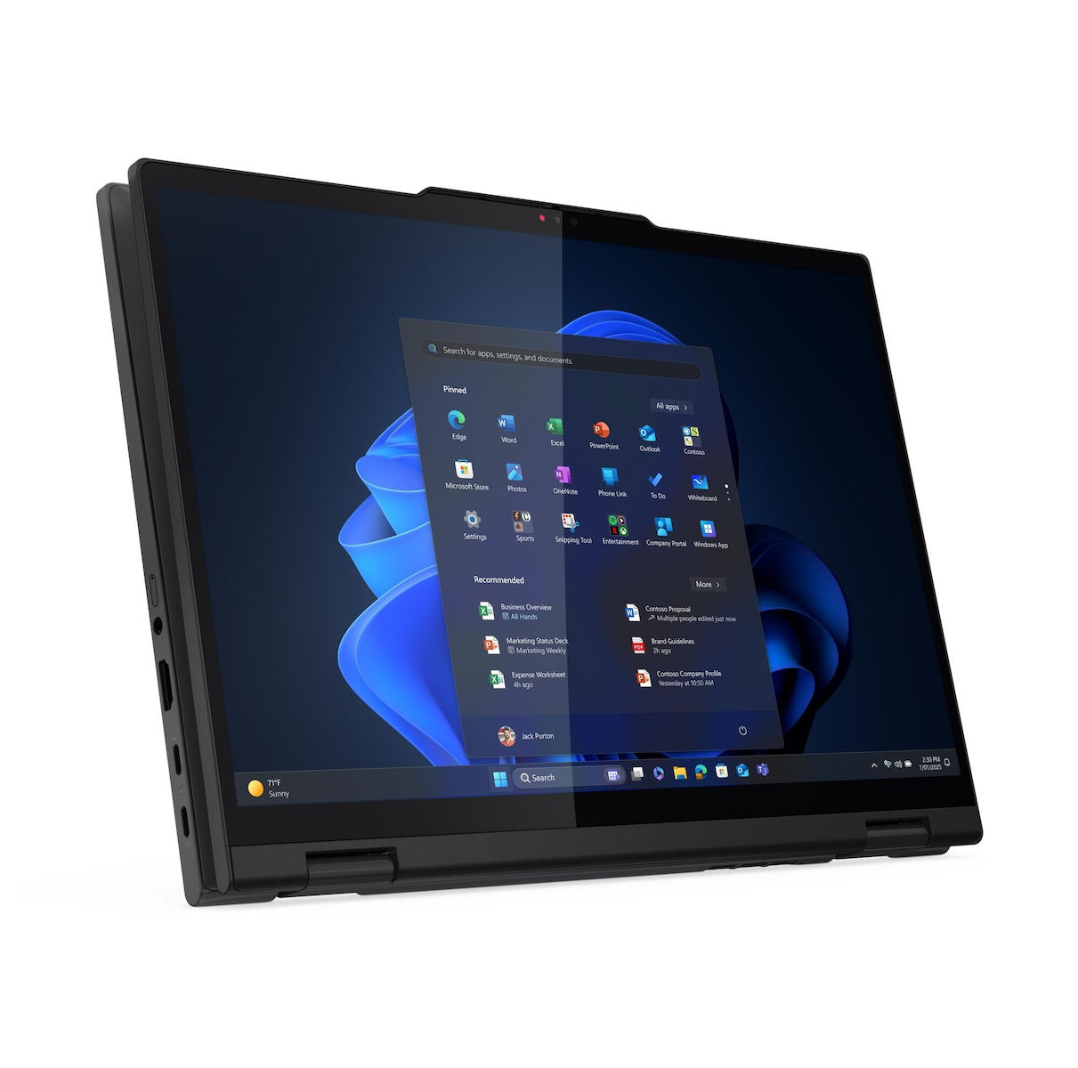 Lenovo ThinkPad T14 G6 14" IPS FHD+ Touchscreen (Core 7-255U/32GB/1TB SSD/W11 Pro) (US Keyboard) view 3