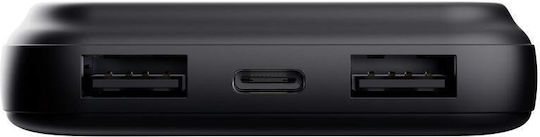 Trust Power Bank 10000mAh with 2 USB-A Ports and USB-C Port Black vue 4