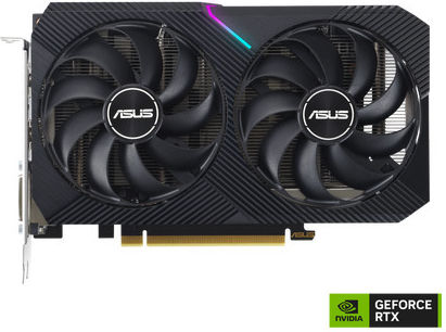 Asus GeForce RTX 3050 8GB GDDR6 Dual V2 OC Graphics Card view 3