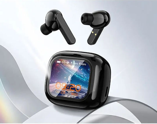 Hoco DES53 In-ear Bluetooth Handsfree Earphones with Sweat Resistance and Charging Case Black view 4