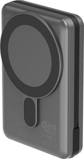 Energea MagPac Pro Plus MagSafe Power Bank 10000mAh 15W with USB-C Port Power Delivery Gray