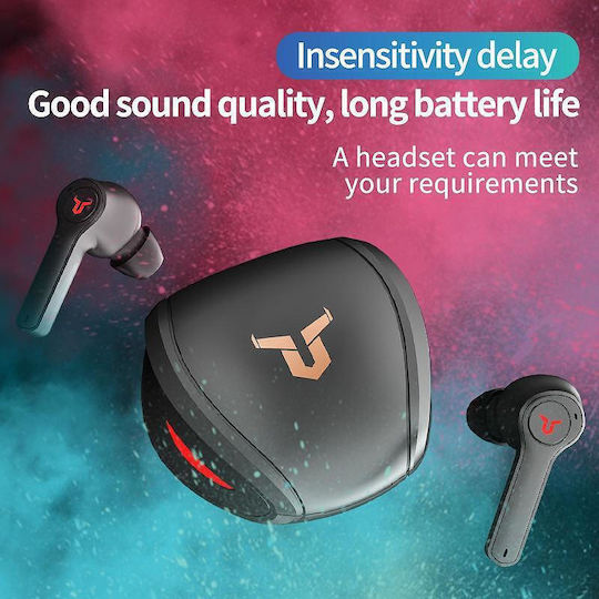 Nubi Hydra In-ear Bluetooth Handsfree Earphones with Charging Case Black view 3
