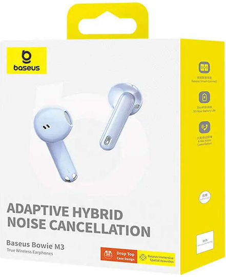 Baseus Bowie M3 Earbud Bluetooth Handsfree Earphones with Charging Case Blue view 9