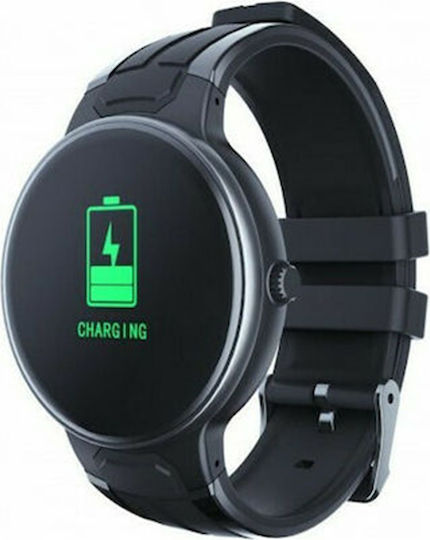 Z8 44mm Smartwatch with Heart Rate Monitor (Black)