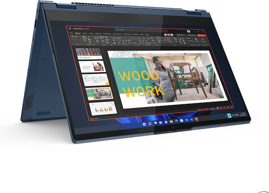 Lenovo ThinkBook 14s Yoga ITL 14" IPS FHD Touchscreen (i5-1135G7/8GB/256GB SSD/W10 Pro) Abyss Blue (DE Keyboard) view 6