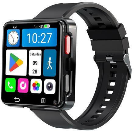 Smartwatch Suniwa Dm180 3gb+32gb 2.64 Inch Android 11 Smart Watch Phone Mt6739 Quad Core Network 4g Black