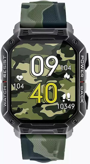 Watchmark Outdoor Ultra Smartwatch with Heart Rate Monitor (Green) view 6