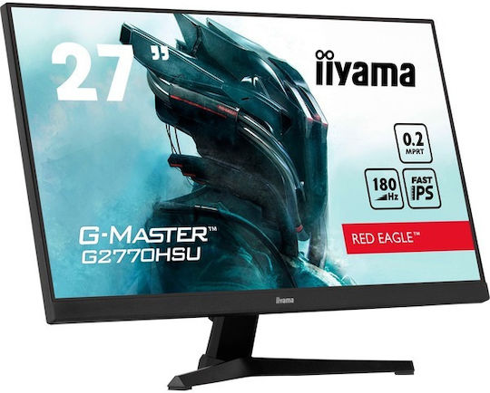 Iiyama G-Master G2770HSU-B1 IPS Gaming Monitor 27" FHD 1920x1080 180Hz view 2