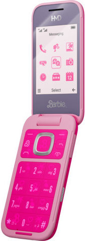 HMD Barbie Dual SIM Mobile with Buttons Pink view 4