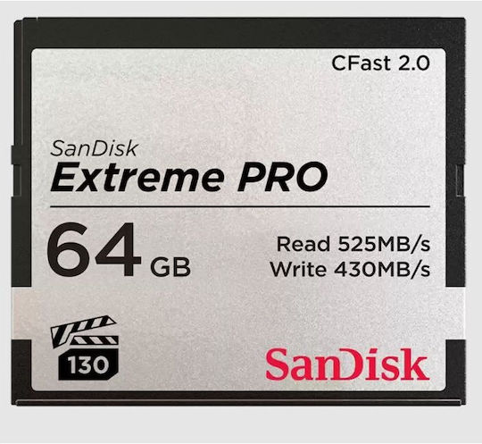 Sandisk Extreme Pro CFast 128GB weergave 4