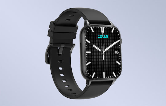 Colmi C61 Aluminium Smartwatch with Heart Rate Monitor (Black) view 4