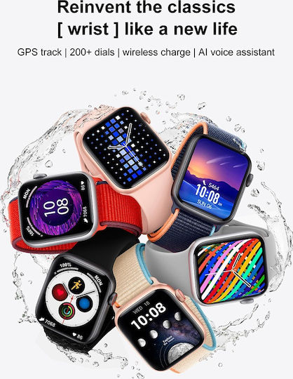 NO.1 DT100 Pro Max Smartwatch with Heart Rate Monitor (Black) view 9
