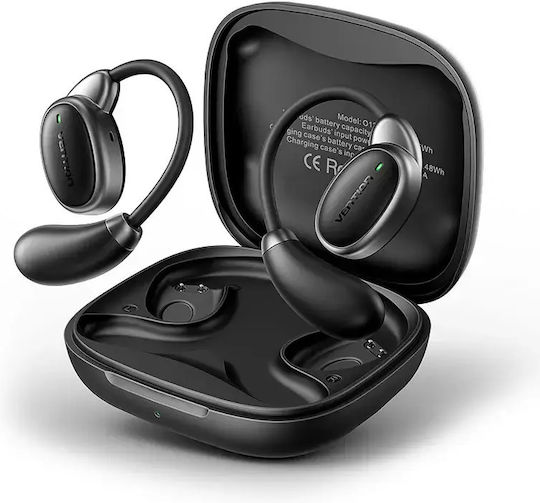 Vention OpenBeat 013 Open Ear Bluetooth Handsfree Earphones with Sweat Resistance and Charging Case Black view 1