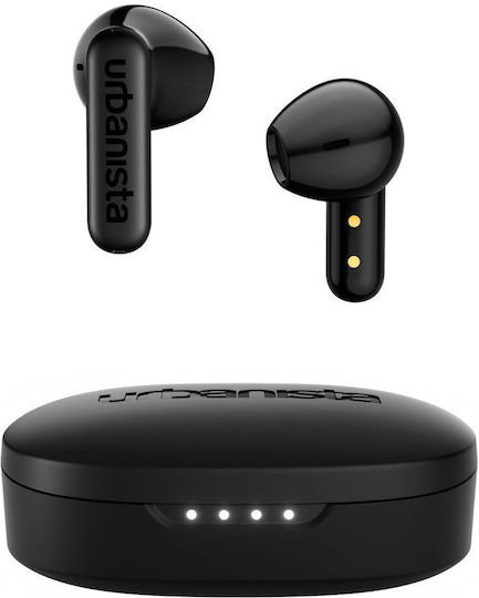 Urbanista Copenhagen 2 Earbud Bluetooth Handsfree Earphones with Sweat Resistance and Charging Case Midnight Black