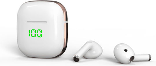 Blaupunkt BLP4899-158 Earbud Bluetooth Handsfree Earphones with Charging Case Rose Gold