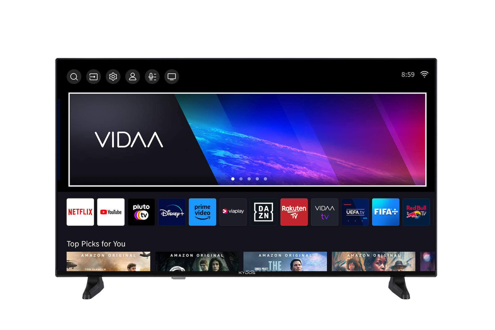 Kydos Smart Television 40" Full HD LED K40VF22SD01V2 HDR (2025) view 2