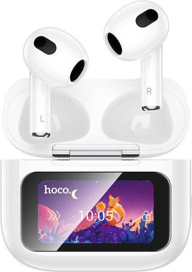 Hoco EW81 Earbud Bluetooth Handsfree Earphones with Sweat Resistance and Charging Case Transparent view 1