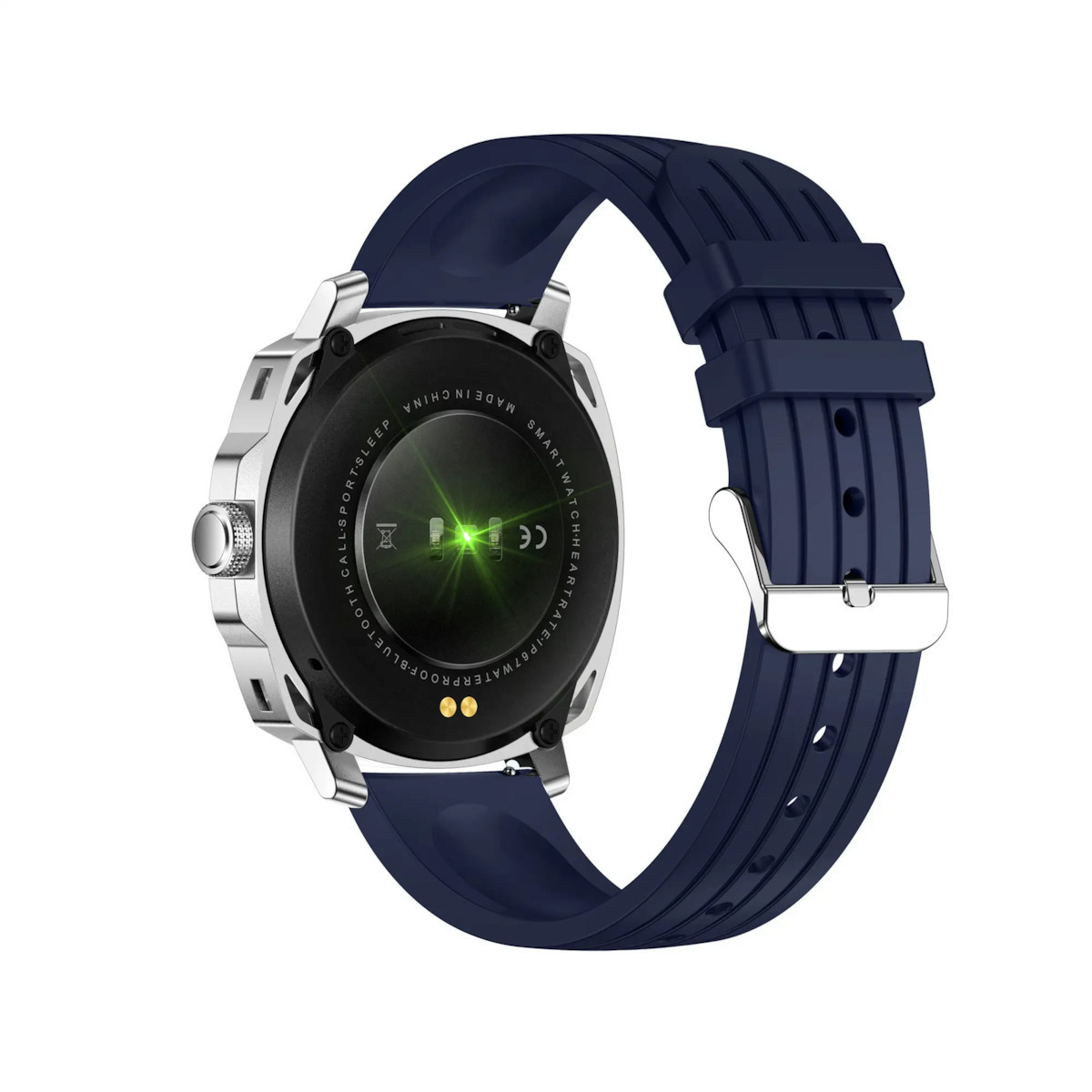 RisenFiT Aluminium Smartwatch with Heart Rate Monitor (Silver) view 9