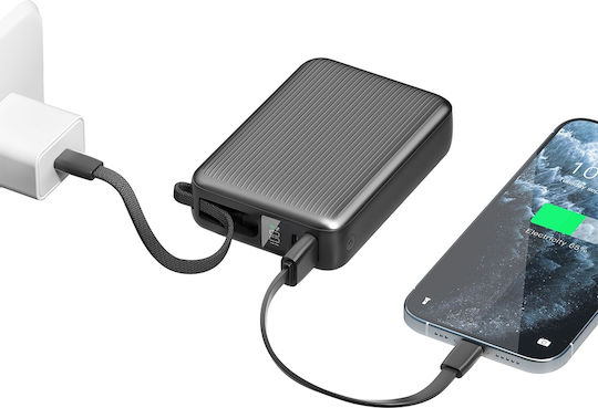 Energea Integra Ultra 45 Power Bank 20000mAh 45W with USB-A Port and USB-C Port Power Delivery / Quick Charge 3.0 Gray vue 5