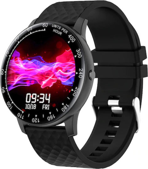 H30 Smartwatch with Heart Rate Monitor (Black)