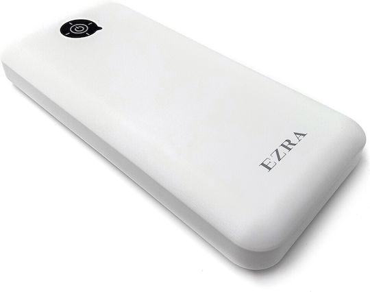 Ezra Pb55 Power Bank 10000mAh with USB-A Port and USB-C Port White view 1
