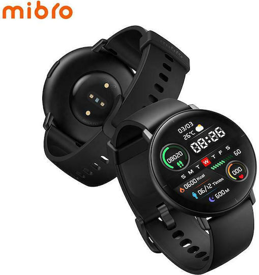 Mibro Lite Smartwatch with Heart Rate Monitor (Black) vue 2