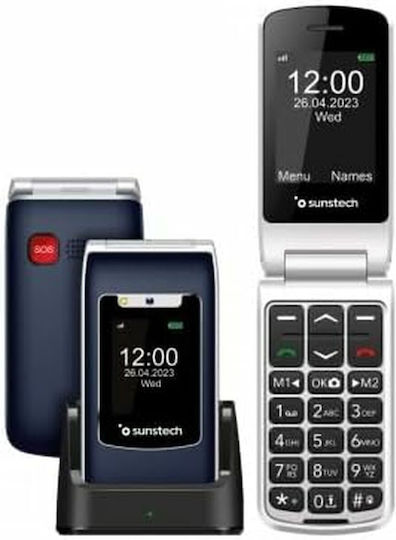 Sunstech CELT23 Dual SIM Mobile with Large Buttons (English) Blue