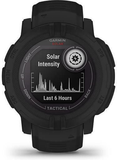 Garmin Instinct 2 Solar Tactical Edition 45mm Waterproof Smartwatch with Heart Rate Monitor (Black)
